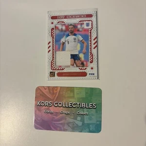 England JORDAN HENDERSON PATCH - 2023/24 PANINI DONRUSS KIT SWATCH LIVERPOOL - Picture 1 of 2