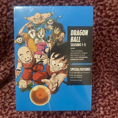 Dragon Ball Complete Series Collector's Box Seasons 1-5 (25 Disc DVD Set) New - Image 1 of 4