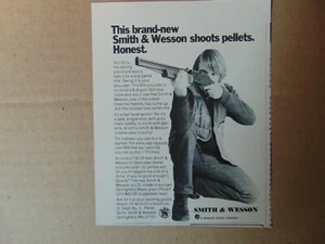 1971 Smith & Wesson .22 Lever Action Pellet Rifle vintage art print ad - Picture 1 of 1