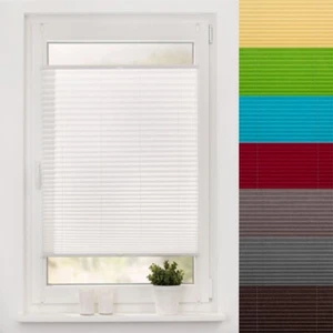 Lichtblick Plissee Klemmfix Crush Sichtschutz verspannt Easyfix ohne Bohren - Bild 1 von 28