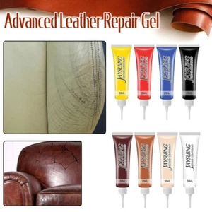 Advanced Leather Repair Gel Kit Filler Restore Car Seat Sofa Scratch Rips Holes - Picture 1 of 28