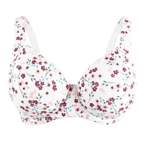 Womens Cotton Bra Full Coverage Underwir Non-padded Bra Plus Size 34-54 BCD DDEF - Picture 1 of 23