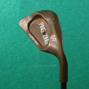 Ping Zing BeCu Copper Black Dot SW Sand Wedge Karsten 101 Graphite Regular - Picture 1 of 3