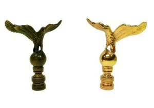 Lamp Finial-EAGLE ON ORB-Highly Detailed Casting-Available in AB or PB (1 Pc.) - Picture 1 of 28