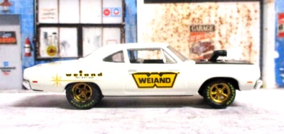 M2 Machines WEIAND '69 PLYMOUTH ROAD RUNNER 440 New/Loose Metal Rubber Tires - Image 1 of 4