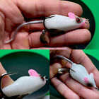 Mouse Lure TopWater Bladed Weedless Mouse Super Soft 4.5” 10.5 g