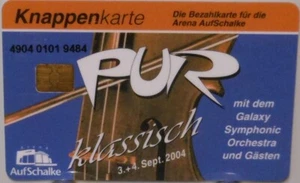 Knappenkarte Schalke Arena Gelsenkirchen PUR Klassisch Guthaben Hülle (15) - Bild 1 von 2