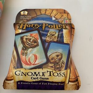 Harry Potter Gnome Toss Card Game Mattel 2001