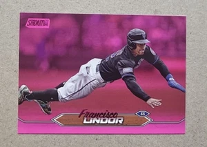 Francisco Lindor - New York Mets - 2024 Topps Stadium Club - Pink Foil - #193 - Picture 1 of 2