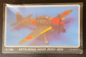 VINTAGE 1991 STARFIX MITSUBISHI A6M5 ZERO-SEN KAMPFFLUGZEUG MODELLBAUSATZ # 709/08 - Bild 1 von 4