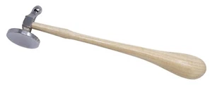 2" Flat Face German-Style Chasing Hammer Jewelry Making Metal Forming Tool - Picture 1 of 2