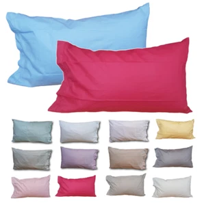 Coppia Federe KETTY orlo a giorno con asole e bottoni 52 x 82. 100% Cotone Italy - Foto 1 di 19