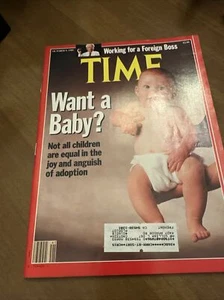 Time Magazine, October 9, 1989, "Want A Baby?" - Picture 1 of 2