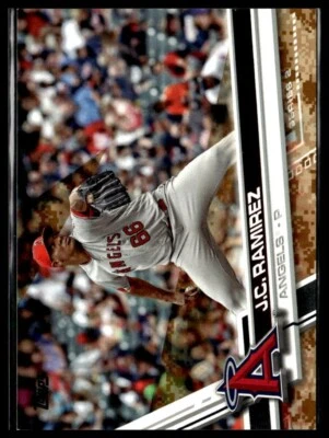 2017 Topps 571 J.C. Ramirez Los Angeles Angels Memorial Day Camo 22/25 - Image 1 of 2