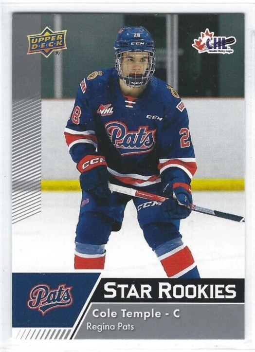 2022-23 Upper Deck CHL STAR ROOKIES #376 Cole Temple - Image 1 of 1