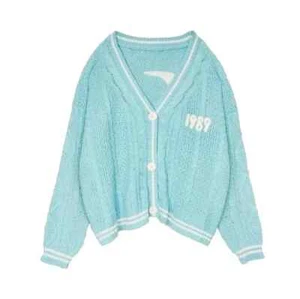 New Blue 1989 Cardigan For women Bird Embroidery Special Knit 1989 taylor - Picture 1 of 7