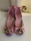 Disney Store Rapunzel Tangled Shoes Child Size 2/3 With Slight Flaws