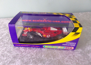 Scalextric USA slot car 1/32 Ferrari F2004 No 1 red new in box 35/05
