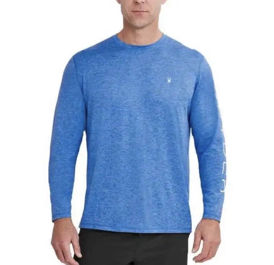 Spyder Rash Guard Long Sleeve Active Shirt. Outdoor Swim Beach. UPF 50 Medium