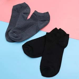 5 Pairs Men Ankle Low Socks Breathable Comfy Casual Non- Socks low socks - Picture 1 of 12