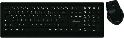 MediaRange Wireless Keyboard and 6 Buttons Mouse Combo Set 2.4GHz MROS104-UK - Image 1 of 2