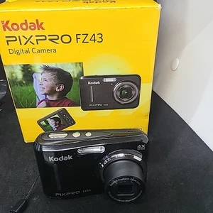 Kodak PIXPRO FZ43 16 MP Digital Camera - Black With Box #1 - Picture 1 of 5