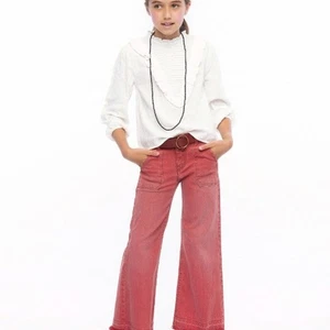 Nicoli Terracotta Wide Leg Jeans Hose 14 Mädchen - Bild 1 von 7