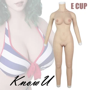 Gefälschte Brüste E Cup Silikon Brustformen Mit Armen Ganzkörper  Crossdresser - Picture 1 of 21