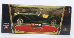 BBURAGO 1937 Jaguar SS 100 Special Collection Die-Cast COD. 3006 1/18 (Green) - Picture 1 of 7