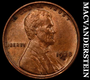 1928-S Lincoln Wheat Cent - seltener hochwertiger Halbschlüssel besseres Datum #F9321 - Bild 1 von 2