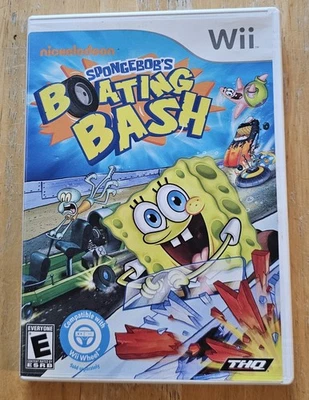 SpongeBob's Boating Bash (Nintendo Wii, 2010) - Image 1 of 3