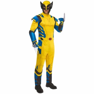 Wolverine Classic Deadpool Wolverine Marvel Superhero Movie Adult Mens Costume - Image 1 of 4