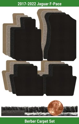 Juego de alfombrillas bereber personalizadas Lloyd para Jaguar F-Pace 2017-2022 (4 piezas) #TBX Foto 1 de 4