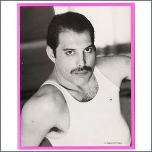 Freddie Mercury Owned 80s Preening Pouting Posing Posturing Old Tart Xmas Card - Imagen 1 de 2