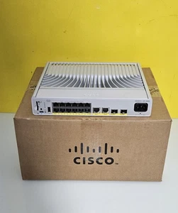 Cisco Catalyst C9200CX-12P-2X2G-E Switch PoE New 12P 2x 10G + 2x 1G fixed uplink - Picture 1 of 11
