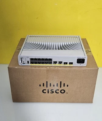 Cisco Catalyst C9200CX-12P-2X2G-E Switch PoE New 12P 2x 10G + 2x 1G fixed uplink - Image 1 of 4