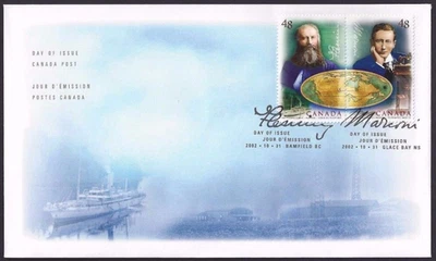 🍁Canada   #1963 -1964    "COMMUNICATION"   Brand New  2002  First Day Cover - Image 1 of 2