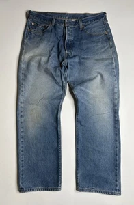 Jeans vintage Levi’s 501 bottoni mosca gamba dritta denim 501XX taglia 36 x 30* - Foto 1 di 15