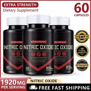 1~3 Nitric Oxide Booster Supplement for Blood Circulation&Flow, Endurance/Energy - Picture 1 of 15