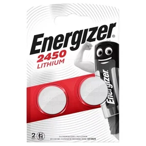 2 x Energizer CR2450 3V Lithium Coin Cell Battery 2450 DL2450 Long Expiry Pack - Picture 1 of 1