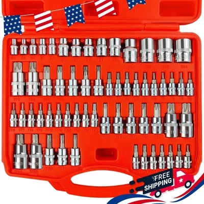 Master Torx Bit Socket and External Torx Socket Set, 60-Piece - Imagem 1 de 4