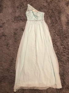 Speechless Blue Prom Dress with Plunging Neckline - Size 5 NWT - Picture 1 of 14