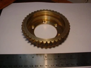 Heavy Brass worm gear 45 teeth - Picture 1 of 8