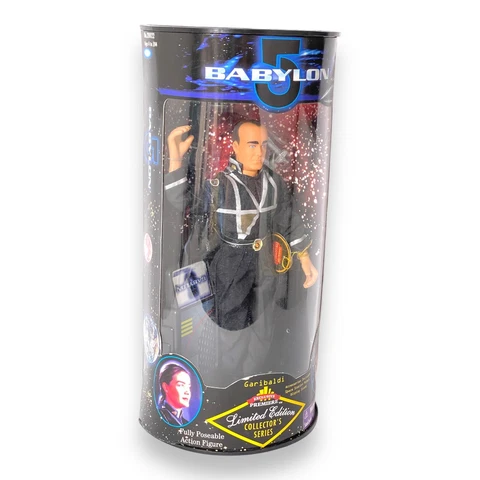 1997 Warner Brothers Babylon 5  GARIBALDI Limited Edition Poseable Action Figure Cover