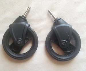 OEM Doona Front Wheel Replacement Lot Of 2 For Doona Car Seat Stroller - Picture 1 of 2