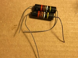 Pair NOS Sprague Bumble Bee .022 uf 400v 10% Capacitors TESTED .03-.045 uf - Picture 1 of 6
