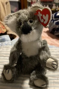 TY Attic Treasures BRISBANE the Koala Gray White Jointed 8" - Picture 1 of 13