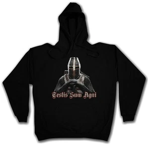 TEMPLER II KAPUZENPULLOVER Kreuz Ritter Ritter Ordo Orden Kreuzzug Kreuzfahrer - Bild 1 von 1
