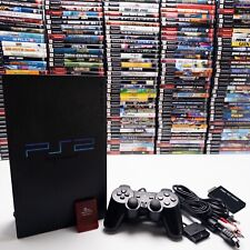 Sony PLAYSTATION 2 PS2 Console Lot Bundle w/ 8 GAMES + PS OEM Controller + HDMI