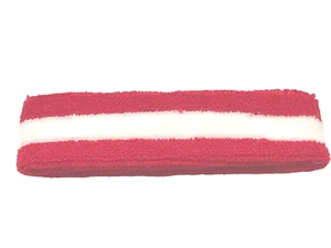 Fascia per sudore a righe rosse e bianche - fascia per sudore - spedizione gratuita USA - Foto 1 di 3